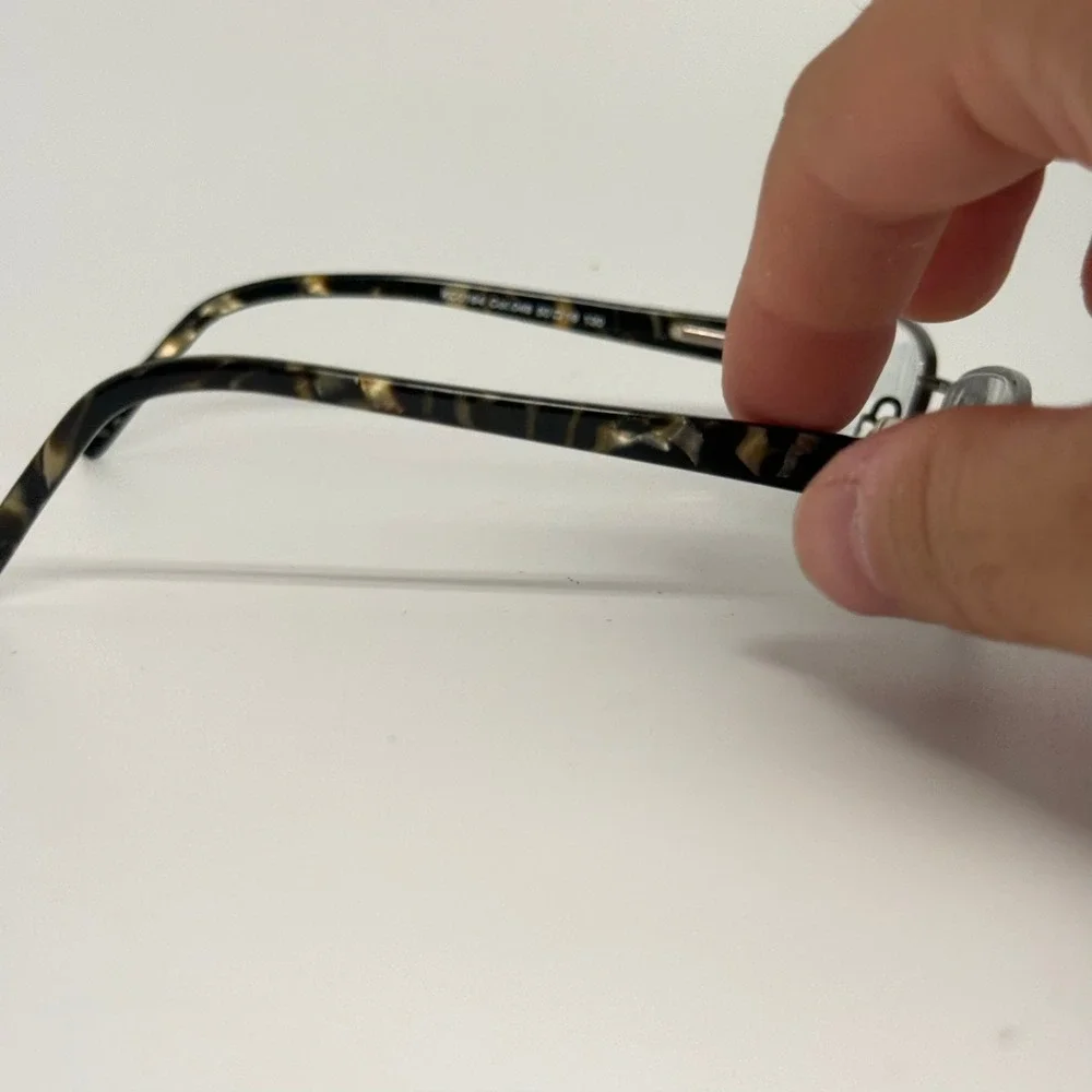 Kenneth Cole New York KC0164 048 Brown Tortoise Semi-Rimless Eyeglass Frames